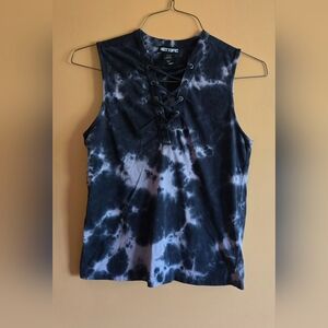 Hot Topic Tie Dye Tank With Tie, XS